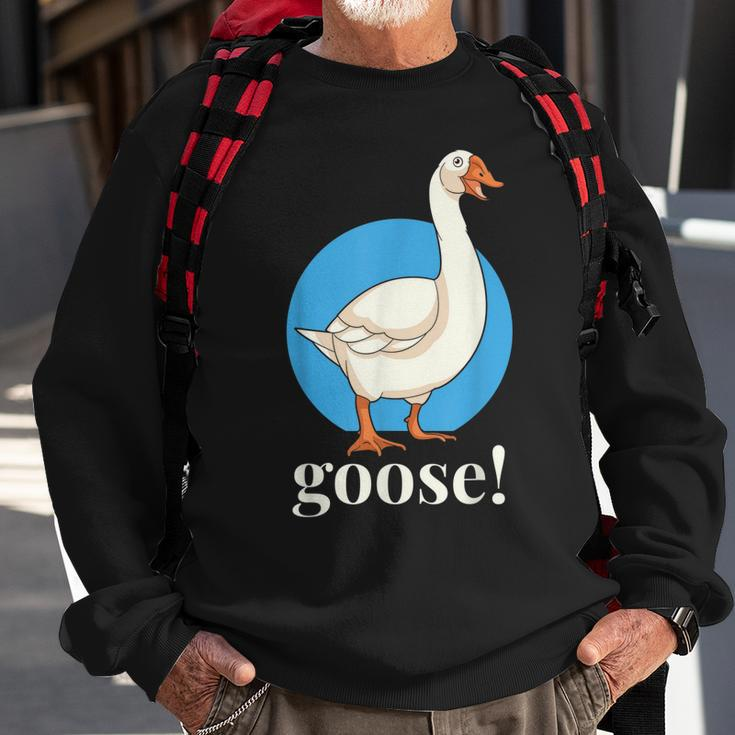 Goose Funny Meme Costume Goose Birds Honk Lover Gift Sweatshirt Gifts for Old Men