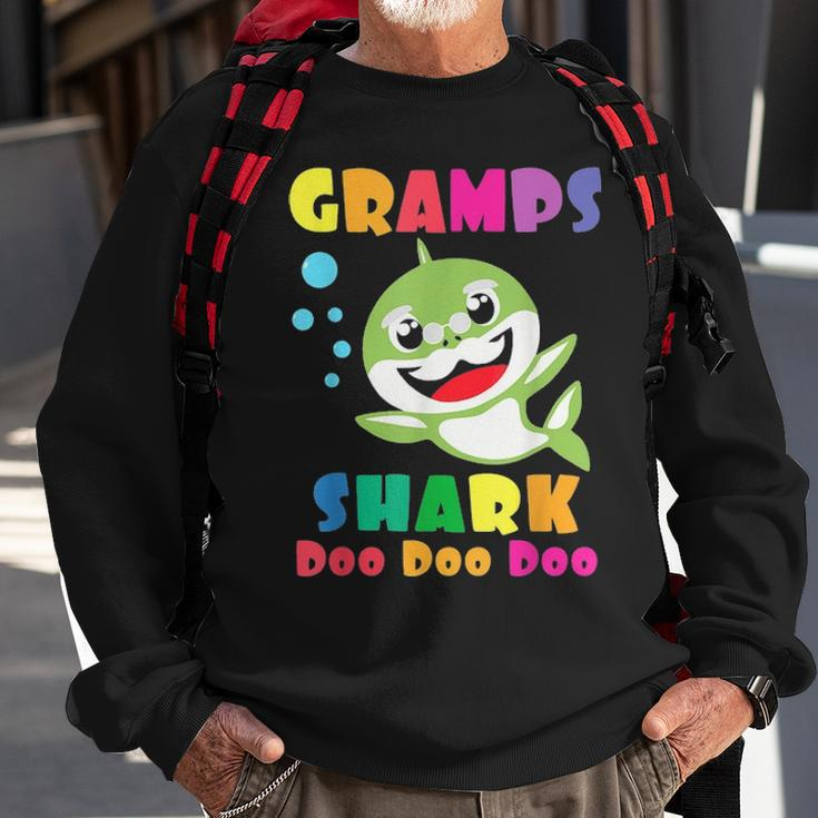 Gramps Shark Funny Fathers Day Gift For Mens Dad Sweatshirt Gifts for Old Men