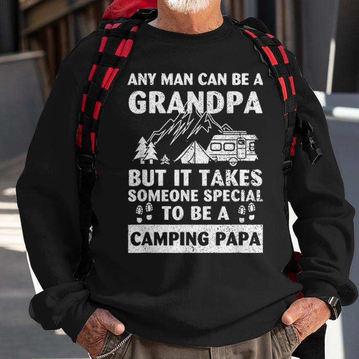 Grandpa Camp Lover Proud Camping Papa Fathers Day Gift Sweatshirt Gifts for Old Men