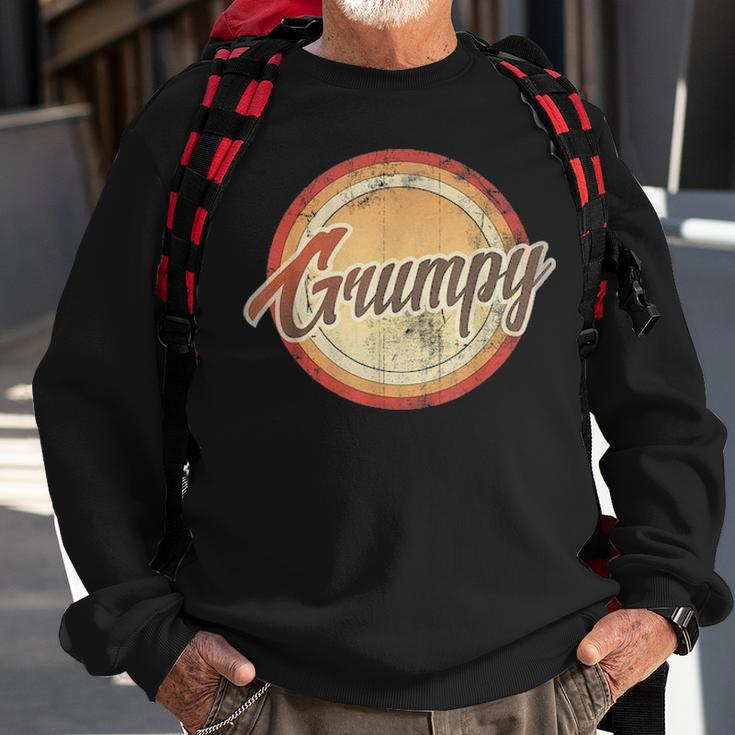 Graphic 365 Grumpy Vintage Retro Fathers Day Funny Men Gift Sweatshirt Gifts for Old Men