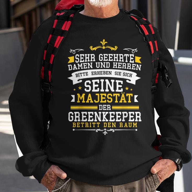 Greenkeeper Geschenk Fußball Rasenplatz Pflege Sprüche Sweatshirt Geschenke für alte Männer