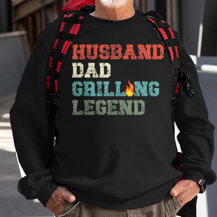 Grillen Bbq Vater Husband Grill Dad Legend Sweatshirt Geschenke für alte Männer