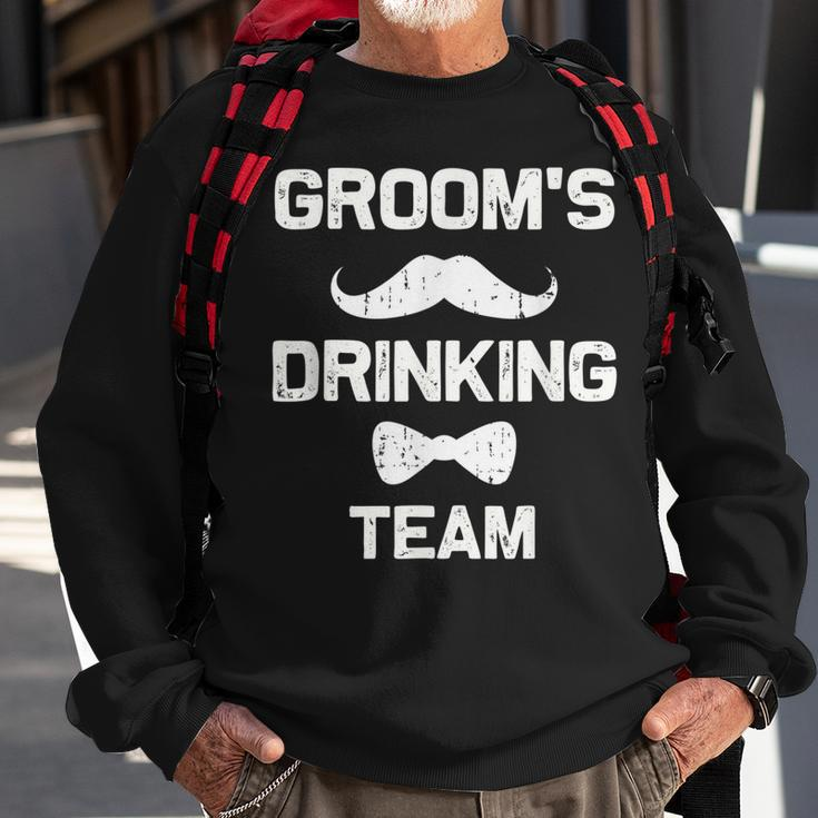 Grooms Drinking Team | Bachelor Party Squad | Crew Sweatshirt Gifts for Old Men
