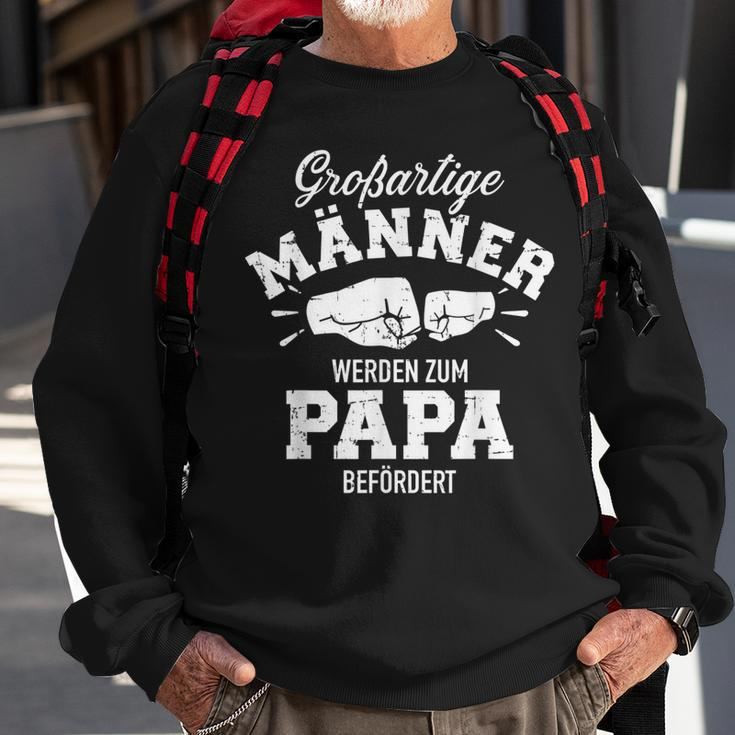 Großartige Männer Papa Vater Befördert Geschenk Baby Geburt Sweatshirt Geschenke für alte Männer