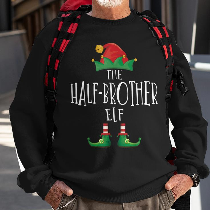 Half-Brother Elf Familie Passender Pyjama Weihnachten Elf Sweatshirt Geschenke für alte Männer