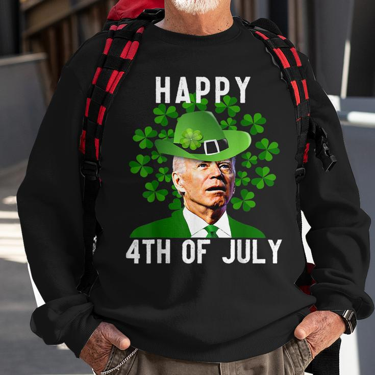 Happy 4Th Of July Confused Funny Joe Biden St Patricks Day V3 Sweatshirt Gifts for Old Men