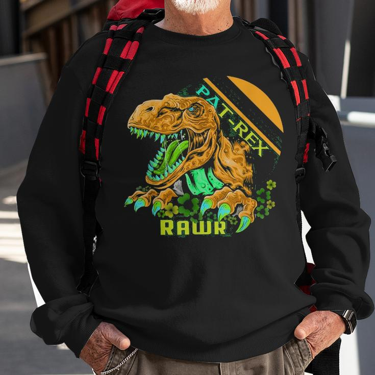 Happy Pat Rex DayRex Dinosaur St Patricks Day Sweatshirt Gifts for Old Men