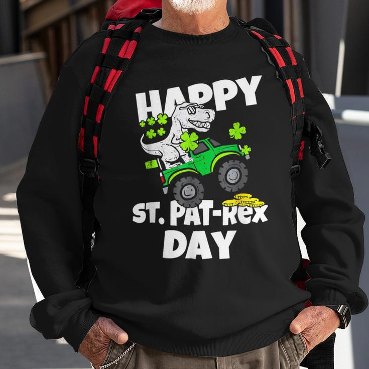 Happy St PatRex Day Cute Dinosaurus St Patricks Day Sweatshirt Gifts for Old Men