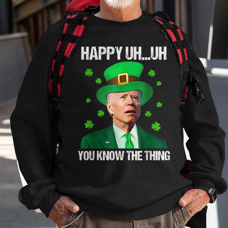 Happy Uh You Know The Thing Joe Biden St Patricks Day Sweatshirt Gifts for Old Men