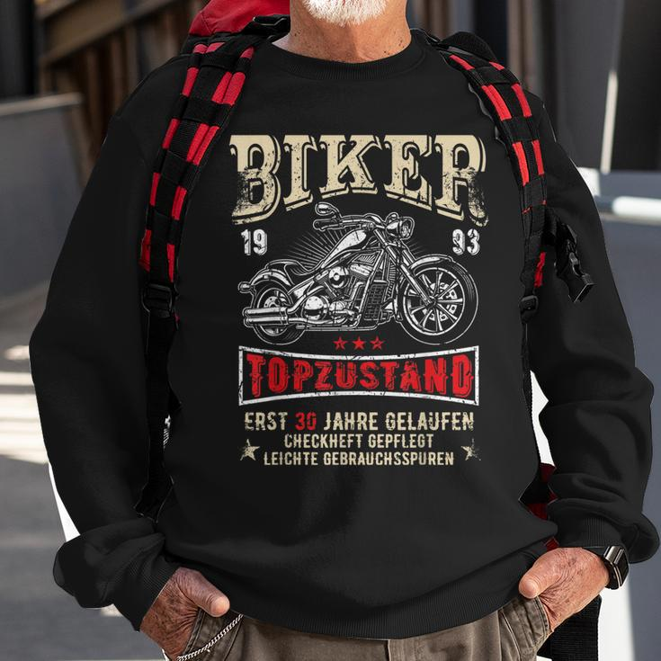 Herren 30 Geburtstag Mann Biker Geschenk Witzig Motorrad 1993 Sweatshirt Geschenke für alte Männer