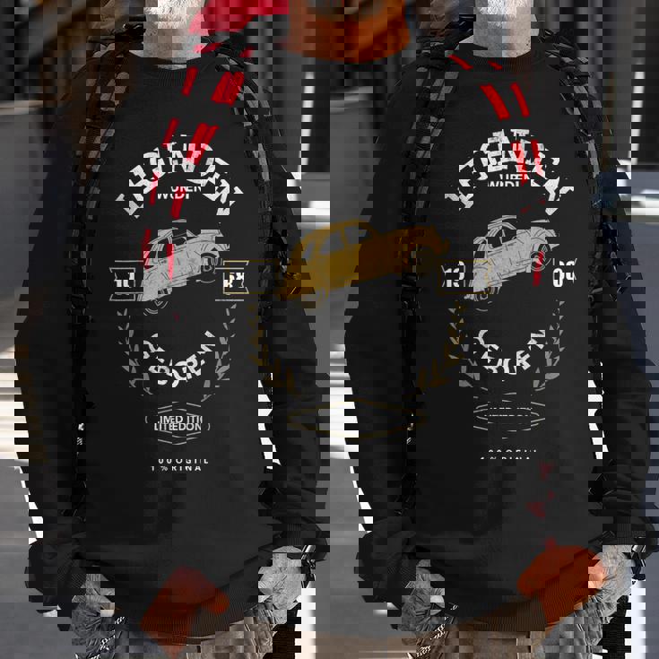 Herren 55 Geburtstag Mann Geschenk Opa 2Cv Oldtimer 55 Jahre Sweatshirt Geschenke für alte Männer