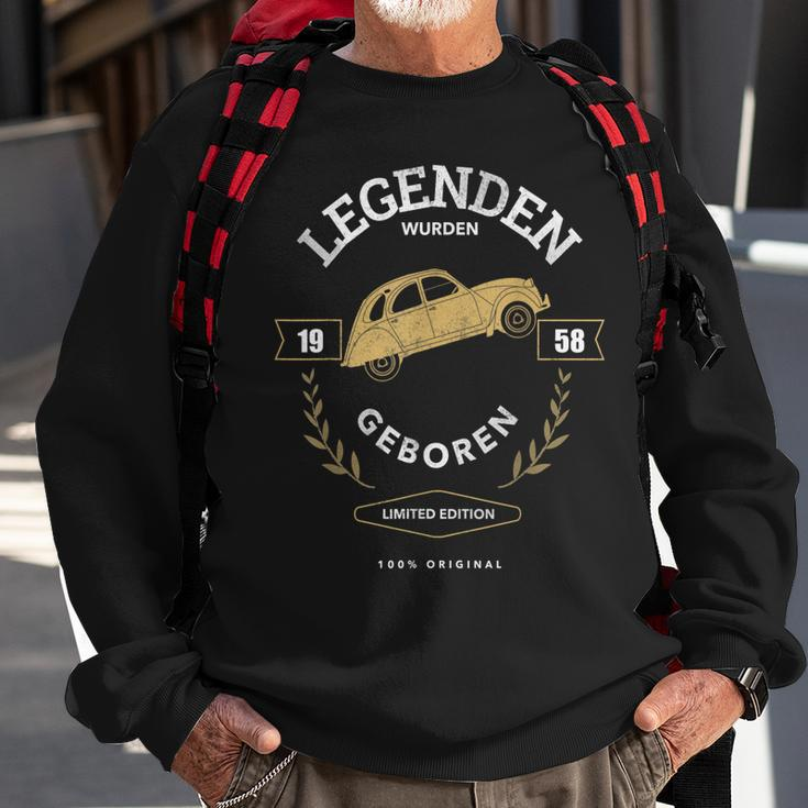 Herren 65 Geburtstag Mann Geschenk Opa 2Cv Oldtimer 65 Jahre Sweatshirt Geschenke für alte Männer