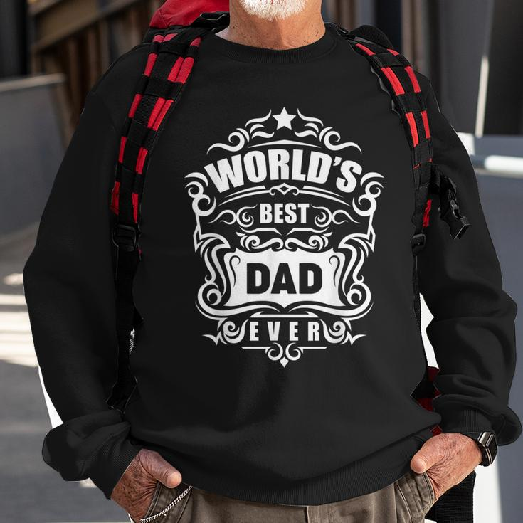 Herren Bester Vater Der Welt Papa Geschenk Geburtstag Sweatshirt Geschenke für alte Männer