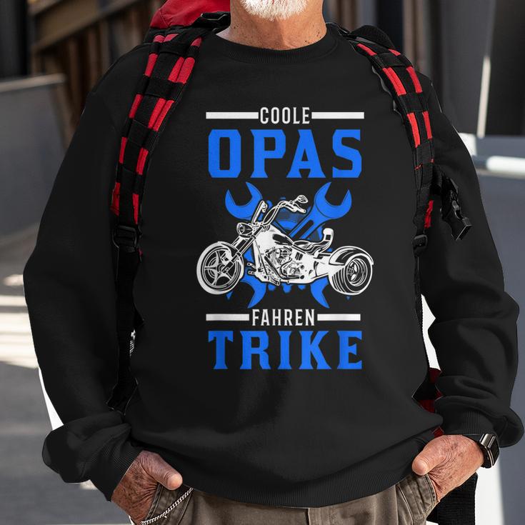 Herren Coole Opas Fahren Trike Trikefahrer Biker Triker Sweatshirt Geschenke für alte Männer