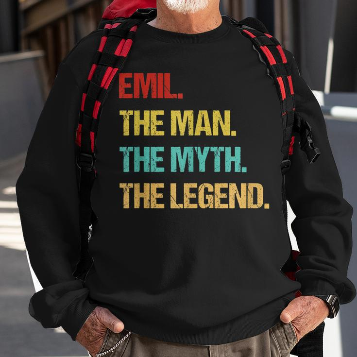 Herren Emil Der Mann Der Mythos Die Legende Sweatshirt Geschenke für alte Männer