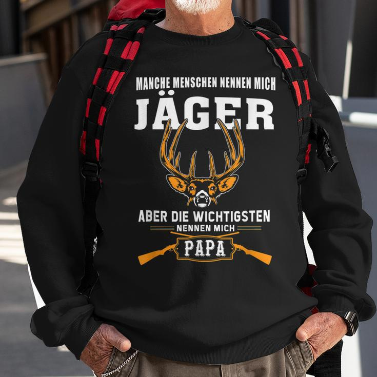 Herren Jäger Vater Jagd I Jagen Hobby Papa Geschenk Sweatshirt Geschenke für alte Männer