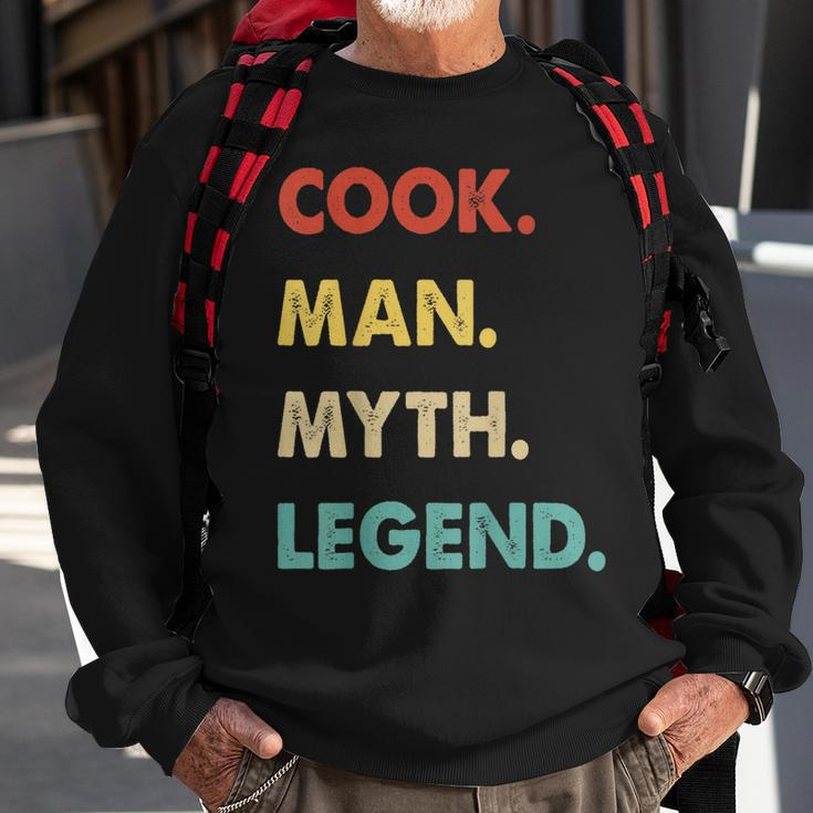 Herren Koch Mann Mythos Legende Sweatshirt Geschenke für alte Männer