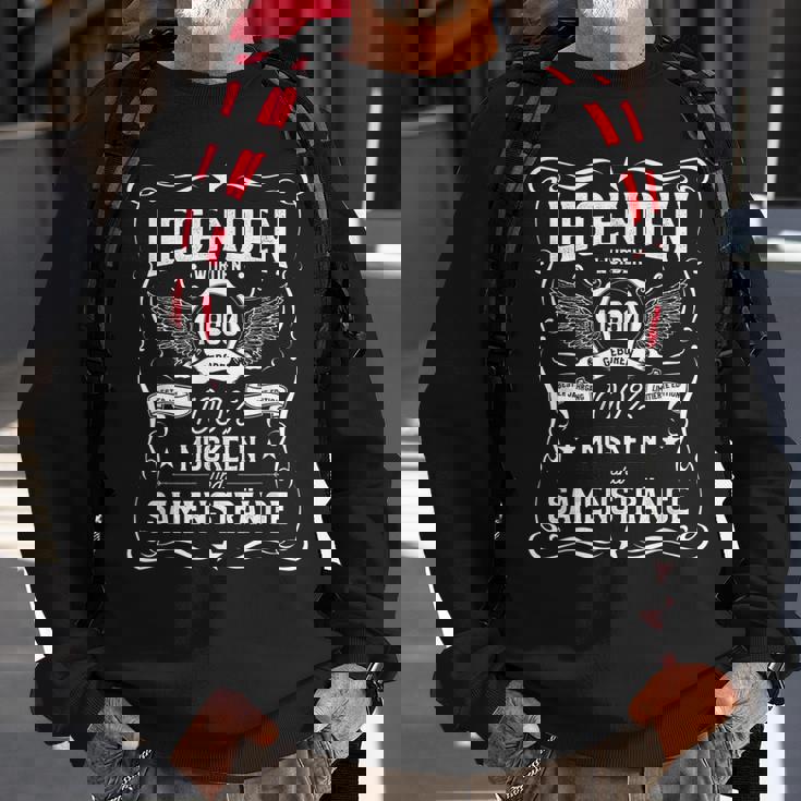 Herren Legenden Wurden 1960 Geboren Sweatshirt Geschenke für alte Männer