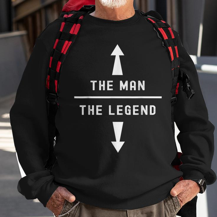 Herren The Man The Legend Humor Lustig Sarkastisch Sweatshirt Geschenke für alte Männer