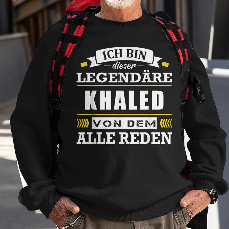 Herren Name Khaled Vorname Namensgeschenke Namenstag Sweatshirt Geschenke für alte Männer