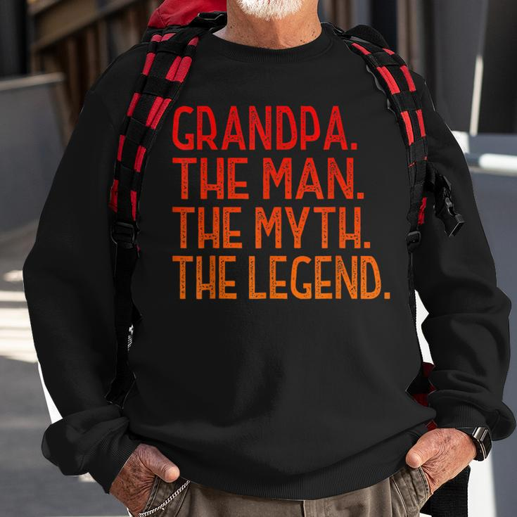 Herren Opa Der Mann Der Myth The Legend Großvater Sweatshirt Geschenke für alte Männer