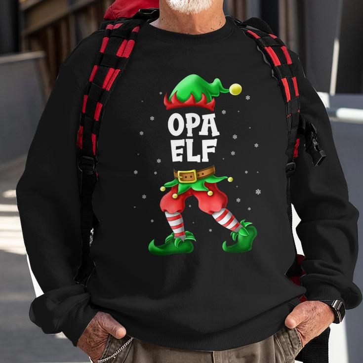 Herren Opa Elf Partnerlook Familien Outfit Weihnachten Sweatshirt Geschenke für alte Männer