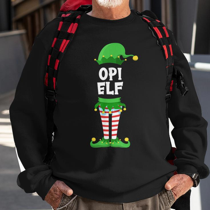 Herren Opi Elf Opa Partnerlook Familien Outfit Weihnachten Sweatshirt Geschenke für alte Männer
