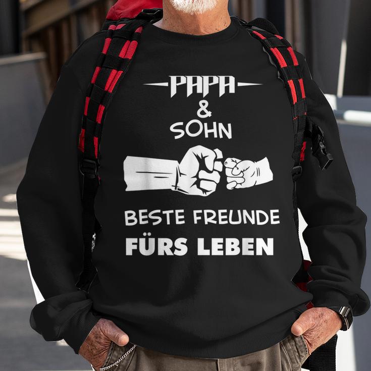 Herren Papa Vater Und Sohn Hände Geschenk Vatertag Geburtstag Sweatshirt Geschenke für alte Männer