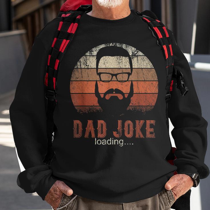 Herren Retro Hipster Papa Geschenk Zum Männertag Vater Witze Sweatshirt Geschenke für alte Männer