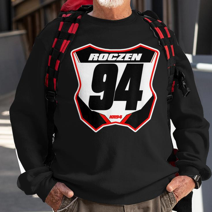 Herren Sport Sweatshirt Nummer 94 Schwarz Grafikdesign Geschenke für alte Männer