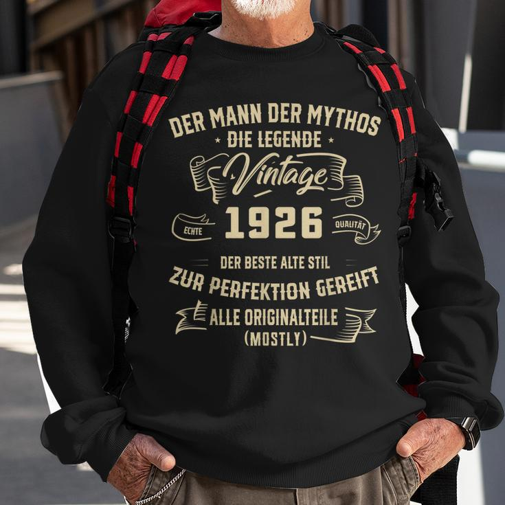 Herren Vintage Der Mann Mythos Die Legende 1926 97 Geburtstag Sweatshirt Geschenke für alte Männer