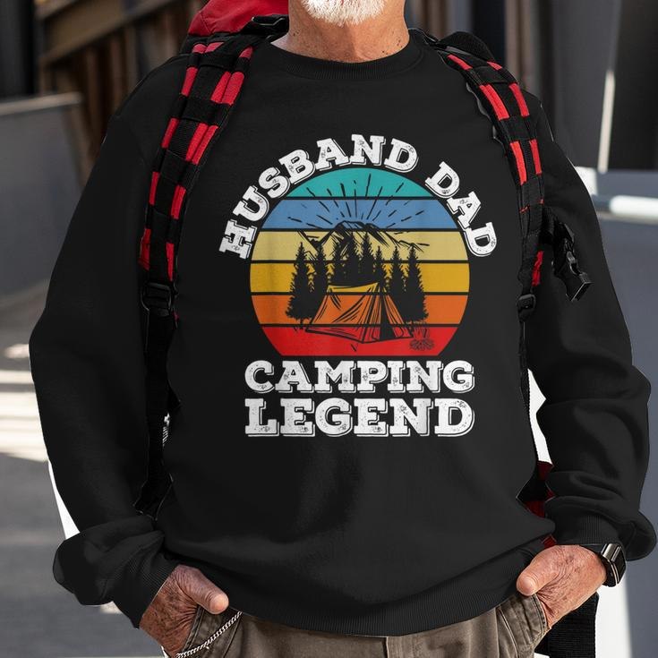 Husband Dad Camping Legend Sweatshirt Geschenke für alte Männer