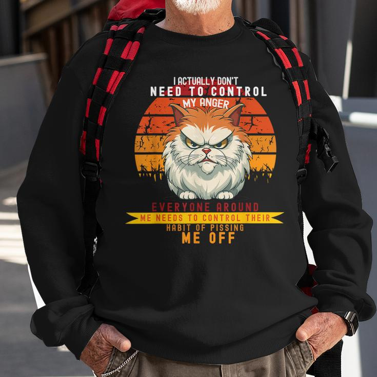 I Actually Dont Need To Control My Anger-Unisex Sweatshirt Gifts for Old Men