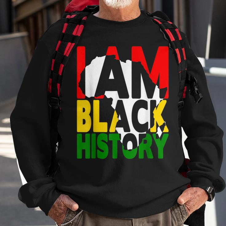 I Am Black Every Month Black History Month African Pride Men Women Sweatshirt Graphic Print Unisex Gifts for Old Men