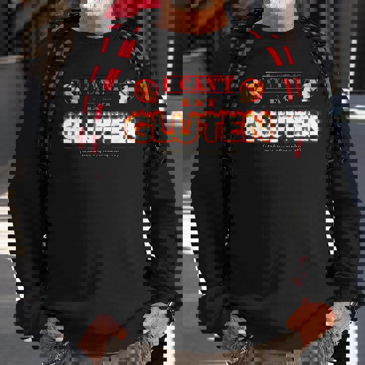 I Cant Eat Gluten It Makes My Tummy Hurt Apparel Sweatshirt Gifts for Old Men