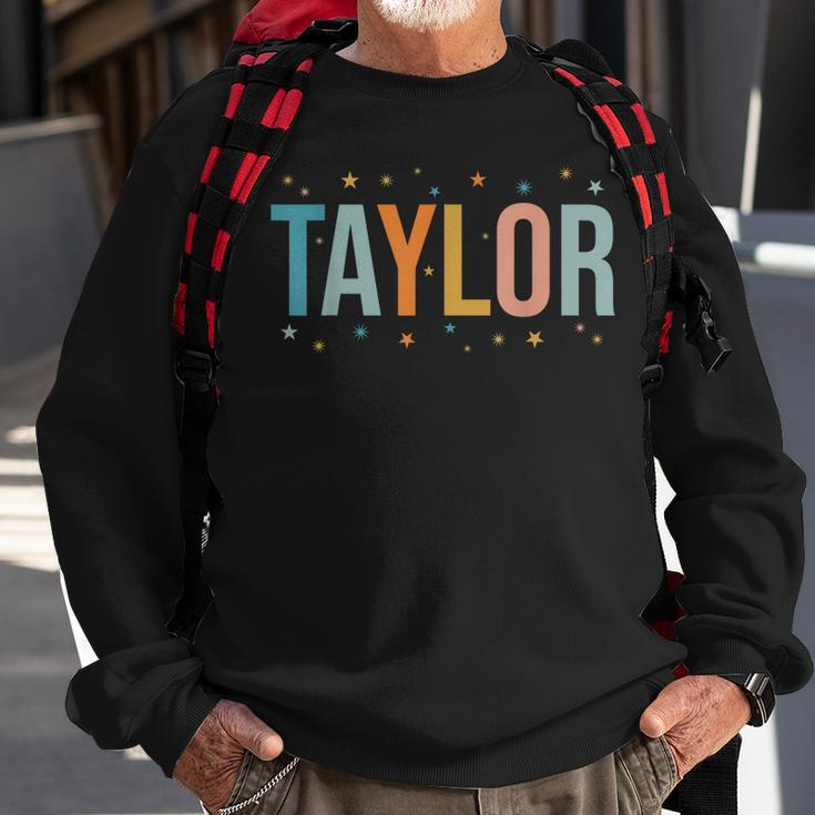 I Love Taylor Cute First Name Taylor Sweatshirt Gifts for Old Men