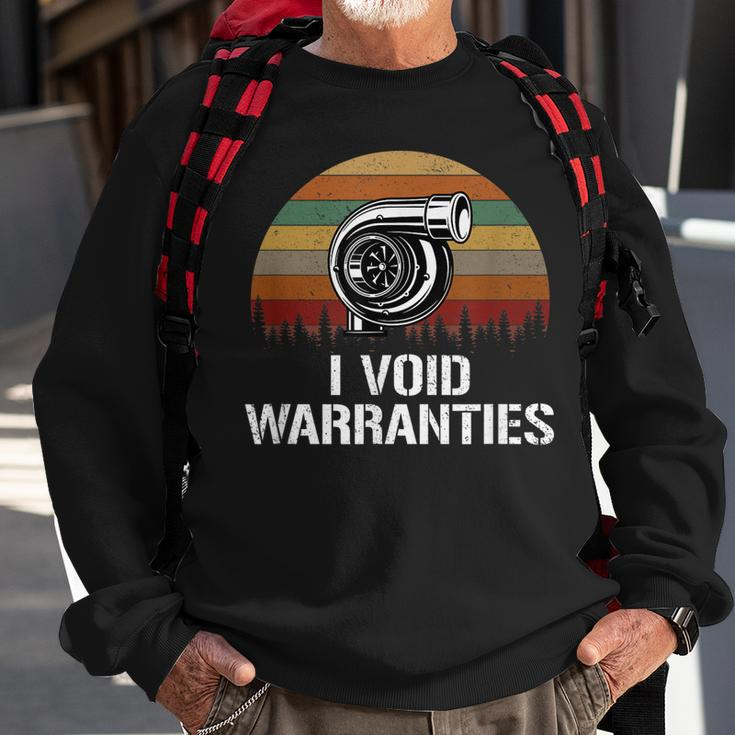 I Void Warranties Funny Engineer Car Lover Sweatshirt Gifts for Old Men