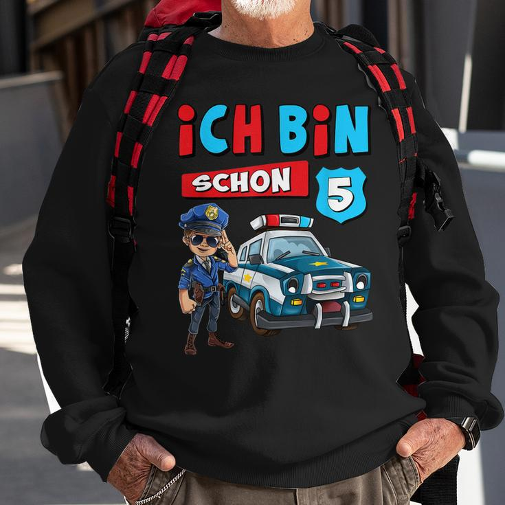 Ich Bin 5 Jahre Jungen Polizei Auto Geschenk Sweatshirt Geschenke für alte Männer