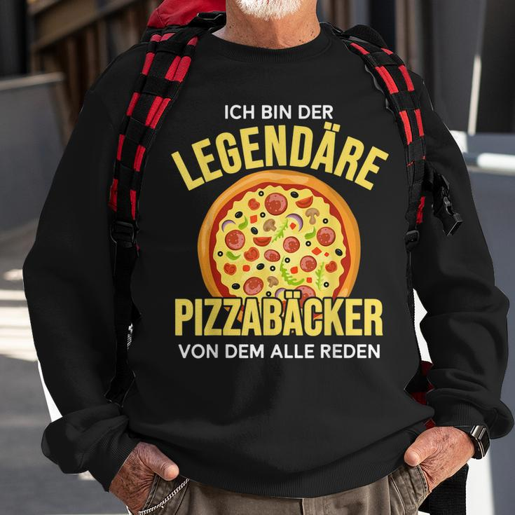 Ich Bin Der Legendäre Pizzabäcker Weltbester Pizzabäcker Sweatshirt Geschenke für alte Männer
