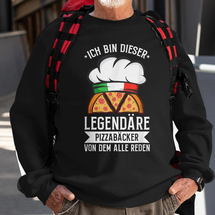 Ich Bin Dieser Legendäre Pizzabäcker Italien Pizza Spruch Sweatshirt Geschenke für alte Männer