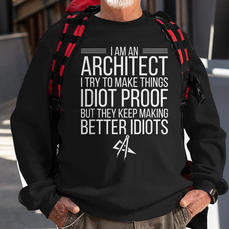 Ich Bin Ein Architekt Architekturarchitekten V2 Sweatshirt Geschenke für alte Männer