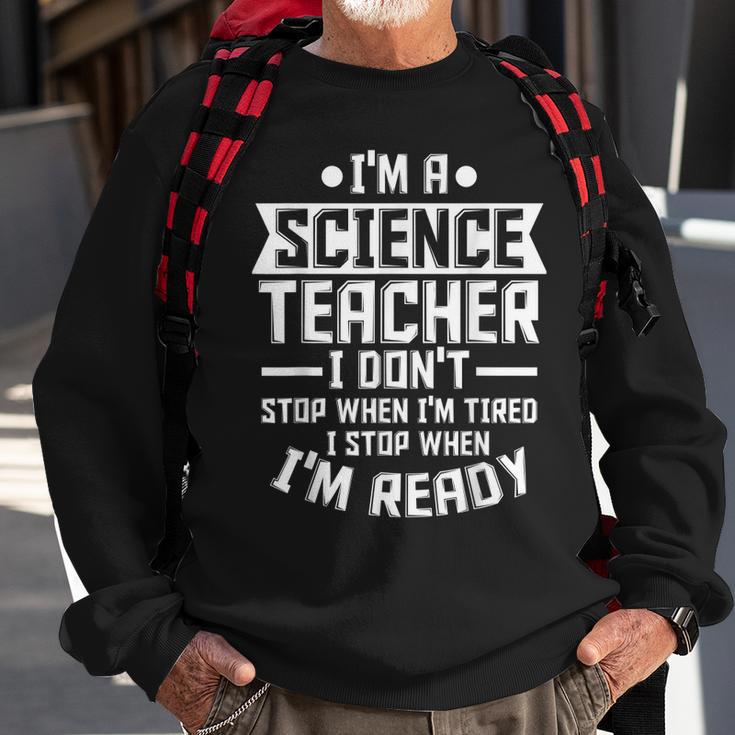 Ich Bin Ein Lehrer Für Wissenschaft Lehre Sweatshirt Geschenke für alte Männer