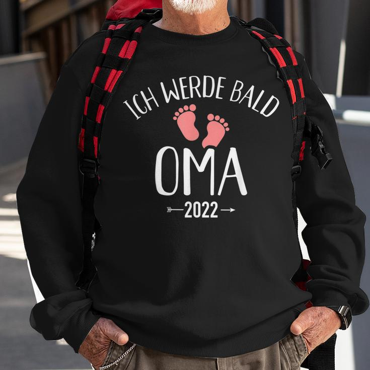 Ich Werde Bald Oma 2022 Schwangerschaft Verkünden Sweatshirt Geschenke für alte Männer