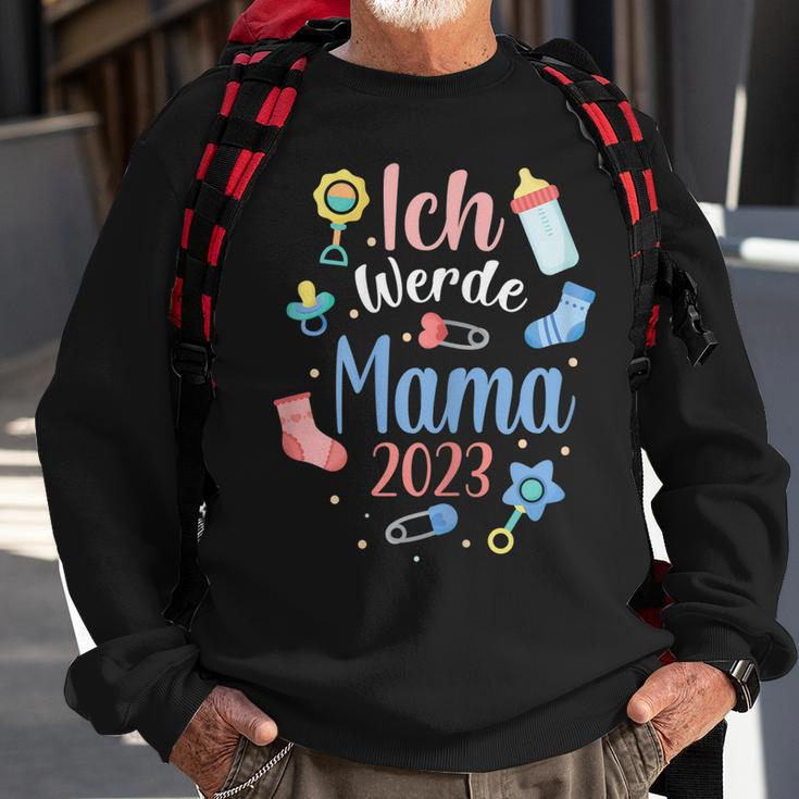 Ich Werde Mama 2023 Sweatshirt, Süßes Outfit für werdende Mütter Geschenke für alte Männer