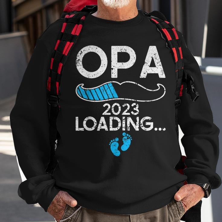 Ich Werde Opa 2023 Loading Schwangerschaft Verkündung Sweatshirt Geschenke für alte Männer