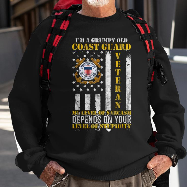 Im A Grumpy Old Coast Guard Veteran Gift For A Veteran Sweatshirt Gifts for Old Men