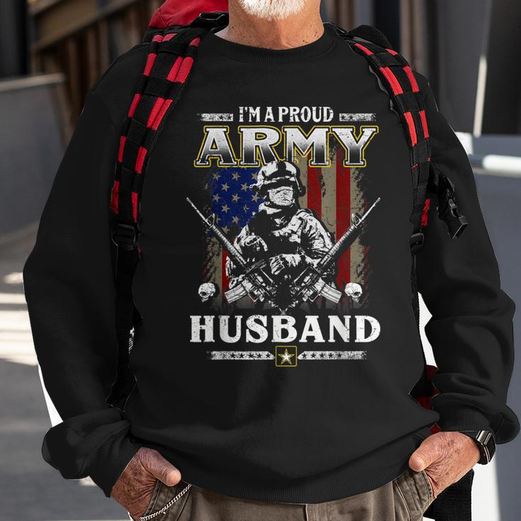 Im A Proud Army Husband Veteran Fathers Day 4Th Of July Sweatshirt Gifts for Old Men
