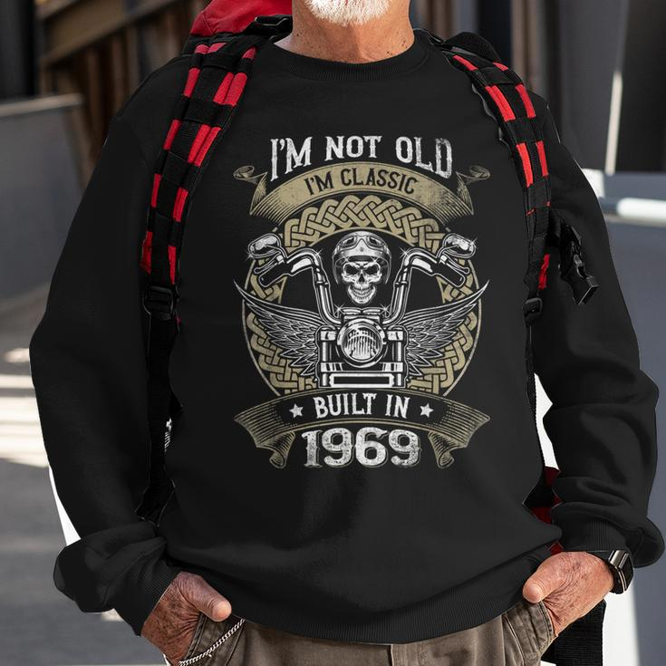 Im Not Old Im Classic Built 1969 Motorcycle 54Th Birthday Sweatshirt Gifts for Old Men