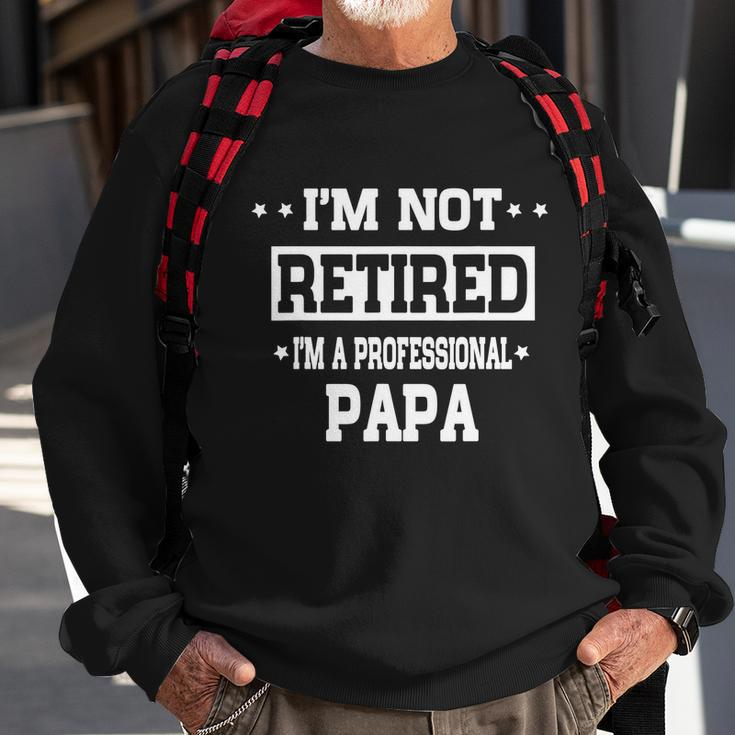 Im Not Retired Im A Professional Papa Tshirt Sweatshirt Gifts for Old Men