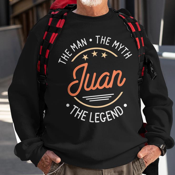 Juan Der Mann Der Mythos Die Legende Sweatshirt Geschenke für alte Männer